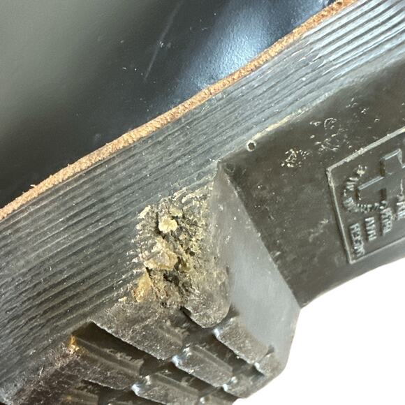 Dr. Martens Doc Leigh Black 5-Eye Toe Cap Oxfords Shoes Men’s US 9 See Desc!! - Picture 10 of 12